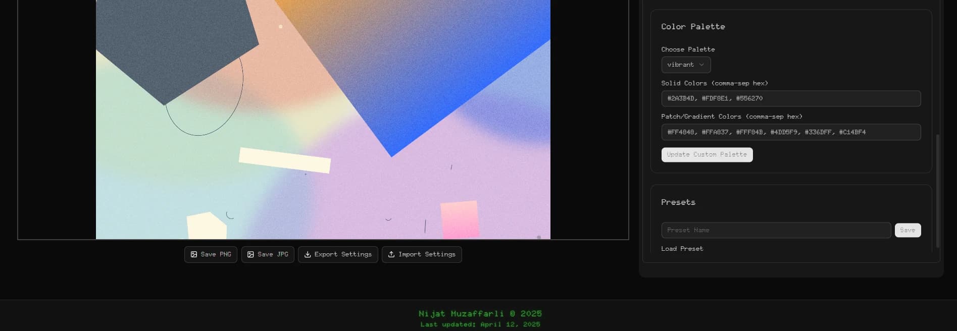 Canvas Export Option in Strukt